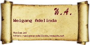 Weigang Adelinda névjegykártya